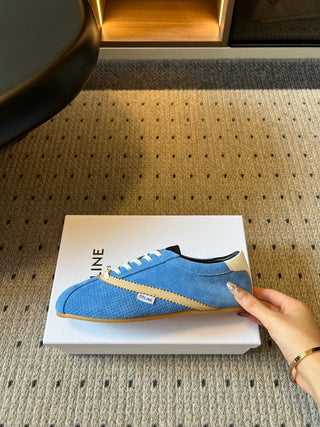 Celin*26ss Early Autumn New Collection Retro Color-Blocked De-Training Shoes