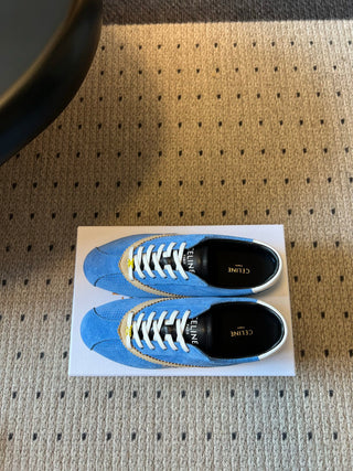 Celin*26ss Early Autumn New Collection Retro Color-Blocked De-Training Shoes