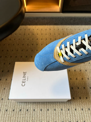 Celin*26ss Early Autumn New Collection Retro Color-Blocked De-Training Shoes