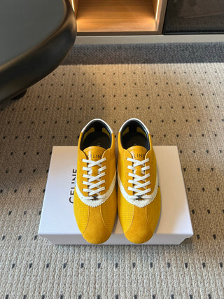 Celin*26ss Early Autumn New Collection Retro Color-Blocked De-Training Shoes