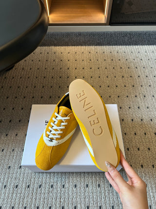 Celin*26ss Early Autumn New Collection Retro Color-Blocked De-Training Shoes