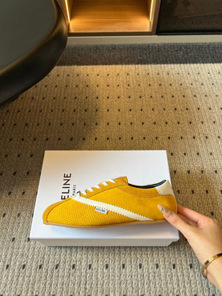 Celin*26ss Early Autumn New Collection Retro Color-Blocked De-Training Shoes