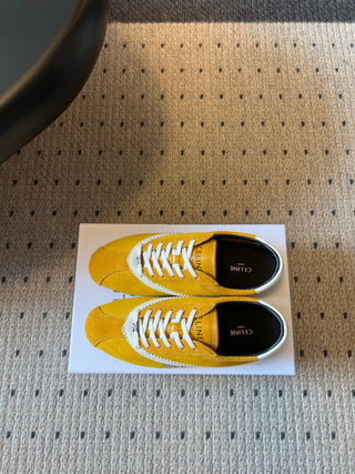 Celin*26ss Early Autumn New Collection Retro Color-Blocked De-Training Shoes
