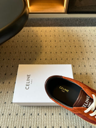 Celin*26ss Early Autumn New Collection Retro Color-Blocked De-Training Shoes