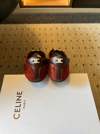 Celin*26ss Early Autumn New Collection Retro Color-Blocked De-Training Shoes