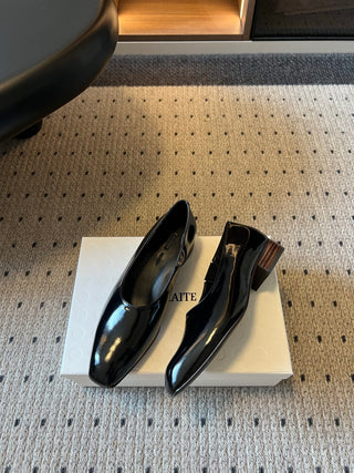 Khait* 26ss Early Autumn New Collection Retro Low-Heeled Slip-On Shoes