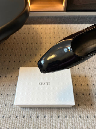 Khait* 26ss Early Autumn New Collection Retro Low-Heeled Slip-On Shoes