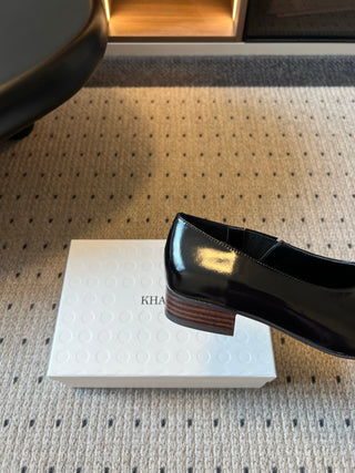 Khait* 26ss Early Autumn New Collection Retro Low-Heeled Slip-On Shoes