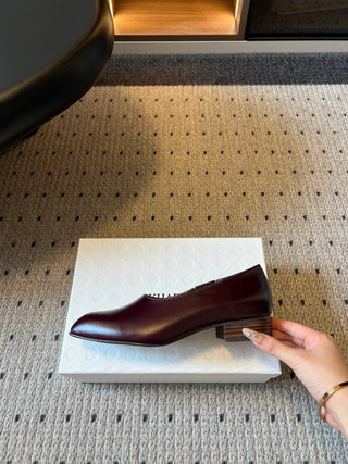 Khait* 26ss Early Autumn New Collection Retro Low-Heeled Slip-On Shoes
