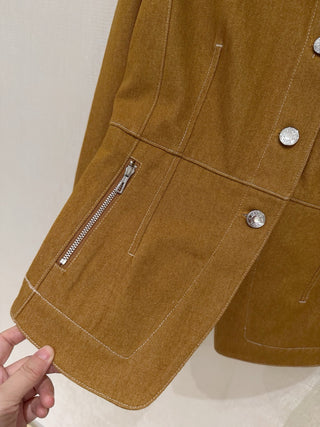 Hermès*26’s new denim equestrian jacket.