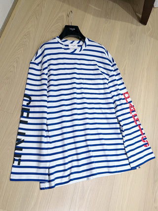 Celin*26 Newest Striped Long-Sleeve T-Shirt