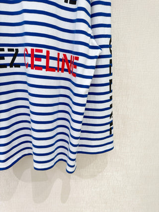 Celin*26 Newest Striped Long-Sleeve T-Shirt