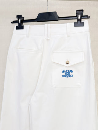 Celin*26SS new wide-leg jeans.