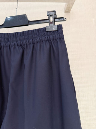 Celin*26 New Collection – Navy Blue Wool Short Pants