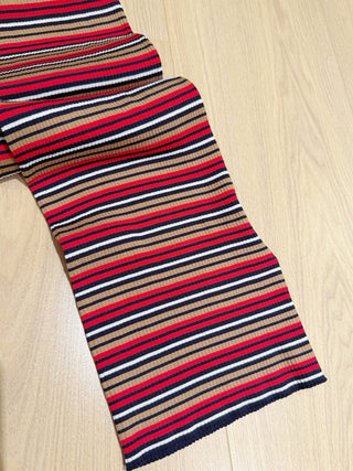 Prad*26 New Model Striped Knit Choker Dress