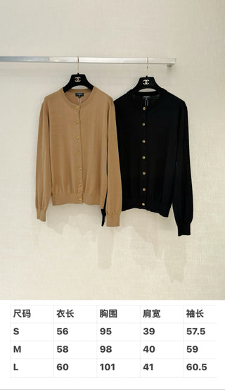 Chane*26’s new lightweight knit cardigan.