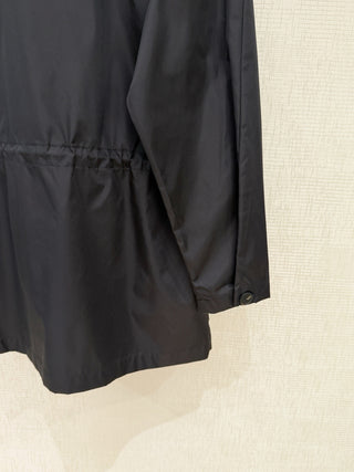 Prad*26 New Black Recycled Nylon Trench Coat