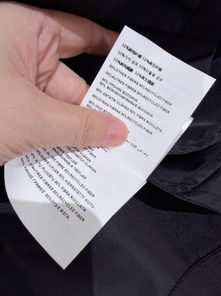 Prad*26 New Black Recycled Nylon Trench Coat