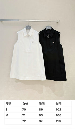 Prad*26 Newest High-End Version Sleeveless Dress