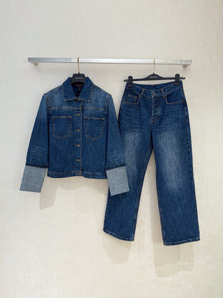 Louis Vuitton*26 new denim suit.