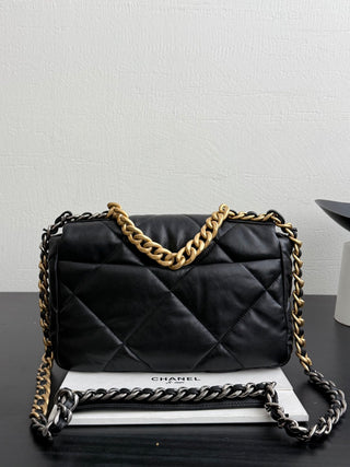 CHANEL 19BAG Black Gold Small Size 26 cm.