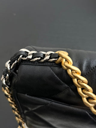 CHANEL 19BAG Black Gold Small Size 26 cm.
