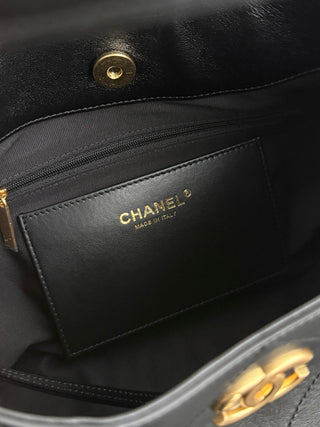 Chanel 26c Hippie Dumpling Bag, Black, Small Size.
