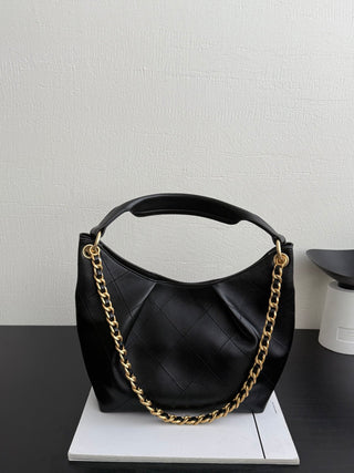 Chanel 26c Hippie Dumpling Bag, Black, Small Size.