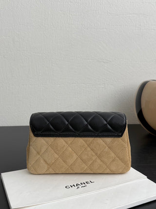 Chanel 25A suede horizontal phone case.