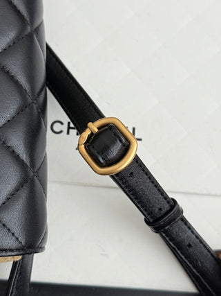Chanel 25A suede horizontal phone case.
