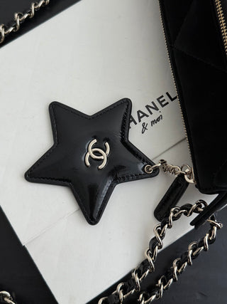 Chanel 25N Velvet Star⭐Camera bag, black.