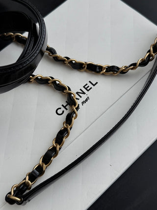 CHANEL 25A Oil-and-Wax Leather Bowling Ball (Small Size)