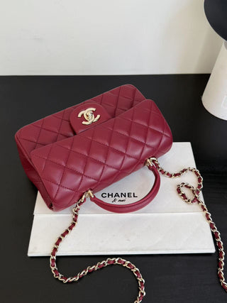 Chanel Rose Red Mini CF.