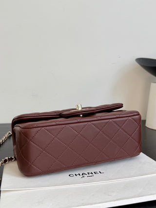 Chanel Coffee Color Mini CF.