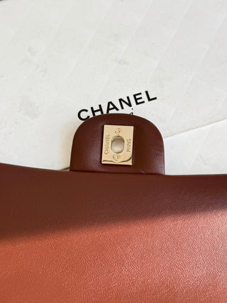Chanel Coffee Color Mini CF.