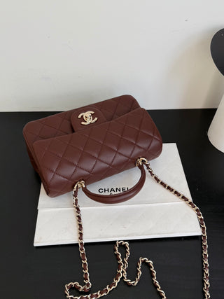 Chanel Coffee Color Mini CF.