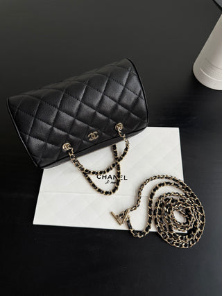 CHANEL 25P Bowling Ball – Black