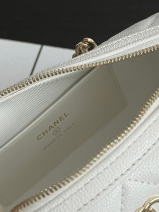 CHANEL 25P Bowling Ball – White