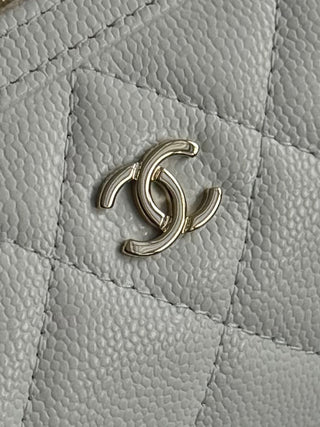 CHANEL 25P Bowling Ball – White