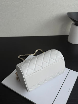 CHANEL 25P Bowling Ball – White