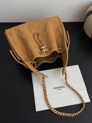 Chanel 26c suede, ginger yellow.💛 trumpet